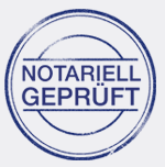 Notariell geprüft